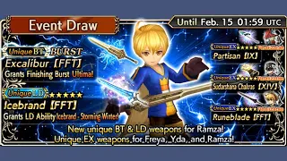 DFFOO -  Ramza Burst & LD Banner Draw Pulls