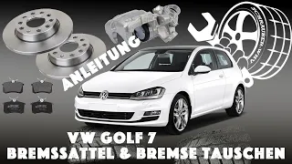 VW Golf 7 hintere Bremse fest - selber tauschen