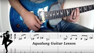Aqualung Riff Guitar Lesson With Tab HD
