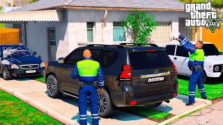 ДПС НАШЛИ ОПЕРСКИЙ TOYOTA LAND CRUISER PRADO! ЗАБИРАЮТ НА ШТРАФСТОЯНКУ! ОПЕРСКАЯ ЕЗДА В GTA 5🌊ВОТЕР