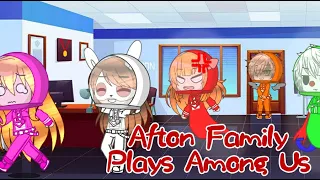 Afton Family Plays Among Us (+ Ennard, Nightmares, Glitchtrap, Vanny) | Gacha Club | GCMM