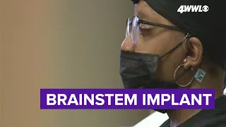 Brainstem implant gives Louisiana teacher her hearing back