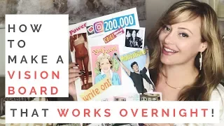 MANIFESTATION 101: How To Make A Vision Board That Really Works! | The Law Of Attraction