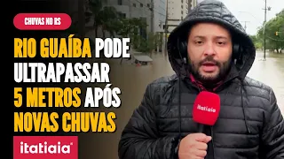 CHUVAS NO RS: RIO GUAÍBA PODE ULTRAPASSAR 5 METROS APÓS NOVAS CHUVAS NO ESTADO