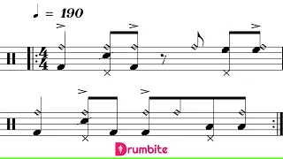 Cascara Drum Beat