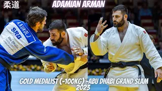 ADAMIAN ARMANА ДАМЯН АРМАН (RUS)- Gold Medalist (-100kg) -Abu Dhabi Grand Slam 2023-柔道