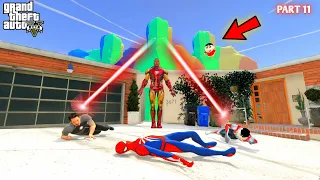 Multiverse Franklin Become Ironman Stealing All Father God Powers in GTA5 #11