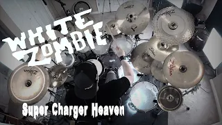 WHITE ZOMBIE - "SUPER CHARGER HEAVEN" - Drum Cover Gimme Moe (HQ/HD)