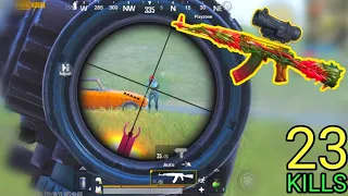 KING OF AKM + 6x scope - NO RECOIL | 23 KILLS | SOLO VS SQUAD | NawazXpro | PUBG MOBILE