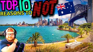 American Reacts to 10 Reasons NOT to Move to Australia