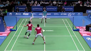 [slow minton] Mohammad Ahsan jump smash #slowminton