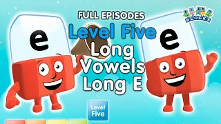 #HomeSchool - Alphablocks | Long Vowels: Long E | Full Episodes | Learn to Read