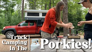 Truck Camping In The Porcupine Mountains // Road Tripping Michigan's Upper Peninsula