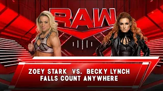 Zoey Stark vs. Becky Lynch | Raw Preview | WWE 2K23