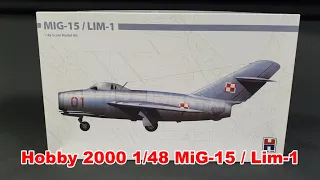 Hobby 2000 1/48 MiG-15 / Lim-1 #48005