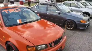 Some of Jamaica's cleanest Old School Toyota Corollas