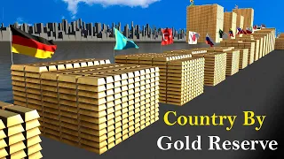 Countries by Gold Reserves 2024 | 3D Data Comparison | 3d Gold Comparison 2024 #gold2024 #3ddata