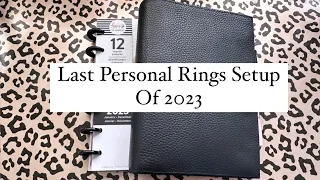 This Is It! My Last Personal Rings Setup Of 2023 | Happy Planner Mini | Moterm