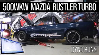 Ultimate Sleeper - 500wkw Mazda Rustler Turbo Screams On Dyno