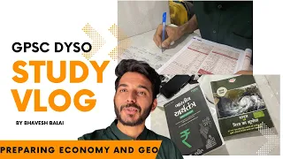 How i prepare for economy and geography | study vlog. #gpsc #upsc