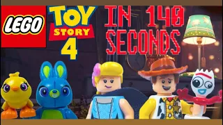 Toy Story 4 In 140 Seconds |Lego Stopmotion|