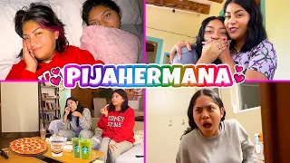 La última Pijamada con Mi Hermanita🥺 | CONNY MERLIN