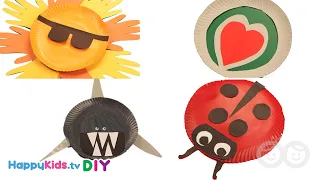 Make Paper Plate Craft At Home | Paper Crafts | Kid's Crafts and Activities | Happykids DIY