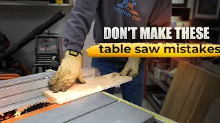 Avoid These Common Table Saw Mistakes!