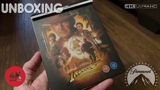 Indiana Jones and the Kingdom of the Crystal Skull 4k UltraHD Blu-ray steelbook UK unboxing