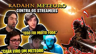 STREAMERS REAGINDO AO ATAQUE RADAHN METEORO NO ELDEN RING - MELHORES MOMENTOS ELDEN RING #4