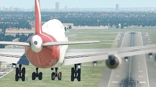 B747 Pilot Got Fired After This Landing [XP11]