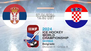 IIHF World Championship D2A / Serbia - Croatia