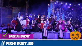 🎃 Exclusive Disney Villains show at the Halloween Soirée 2018 in Disneyland Paris