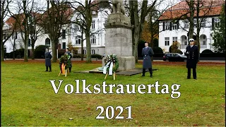 Volkstrauertag 2021 Oldenburg - Volksbund und 1. PzDiv - Der Gute Kamerad Ich hatt´ einen Kameraden