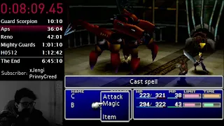 Final Fantasy VII Speedrun: 6:25:58