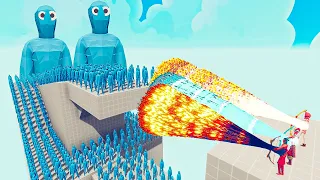 100x ICE ZOMBIES + 2x GIANT vs 3x EVERY GOD - Totally Accurate Battle Simulator TABS