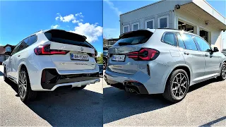 2023 BMW X1 vs 2023 BMW X3 - Revs & Exhaust sound Comparison by Supergimm
