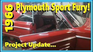 1966 Plymouth Sport Fury! Interior Goes Back in, and Front Suspension Comes Apart... Plus: Mags!