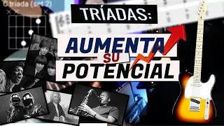 🔺️TRÍADAS: qué son, tipos y usos | CÓMO aprenderlas en la GUITARRA ¡PDF GRATIS!⬅️