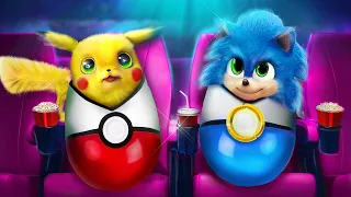 Sonic the Hedgehog Saves Pikachu in Real Life! My Pokemon Is Missing! Pokemon in Real Life!