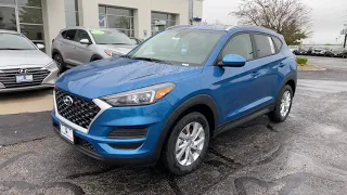 2021 Hyundai Tucson Value in Aqua Blue