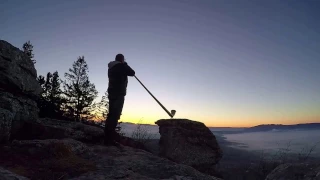 coucher de soleil au Salève, cor des alpes Alexandre Jous