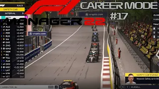 F1 Manager 2022 Career Mode Part 17: MAYHEM IN SINGAPORE!! SAFETY CAR! VIRTUAL SAFETY CAR! CRASHES!!