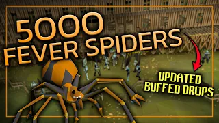 Loot From 5,000 Fever Spiders (Insane GP/HR)