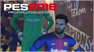 PES 2018 Demo: FC Barcelona vs Liverpool (Bahasa Indonesia)