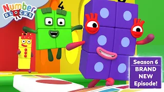 🚀 Go Go Domino | Season 6 Full Episode 4 ⭐ | Learn to Count | @Numberblocks
