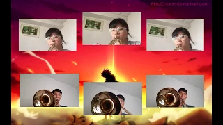 " Fairy Tail Main Theme (Slow) " Yasuharu Takanashi - Brass Quintet Cover