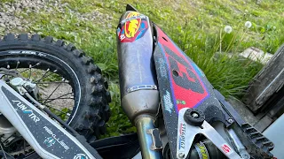 FMF Exhaust Maintenance: Replacing End Cap and Packing on KTM 250SXF