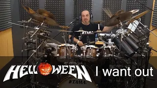 I want out   Helloween  drum cover by stamatis kekes