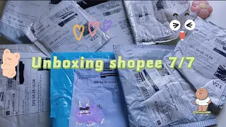 [UNBOXING] Unboxing shopee 7/7 // Bóc hàng sale 1k 🤩 // Dieuxinhh